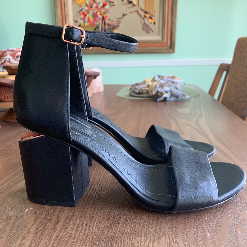 Alexander Wang Abby Block-Heel Sandals